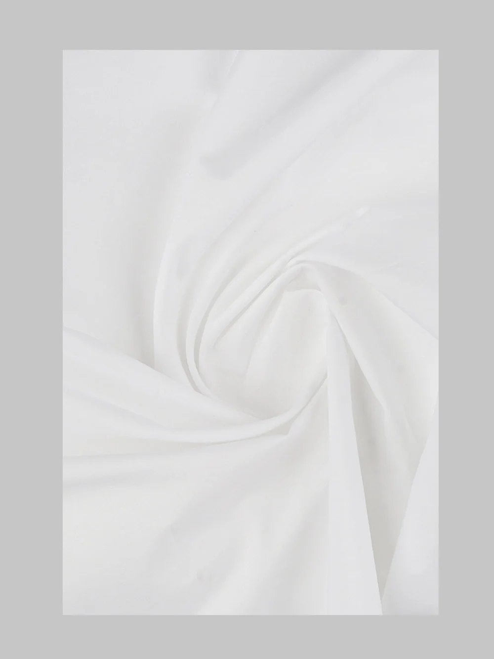 Men’s White Blend Fabric